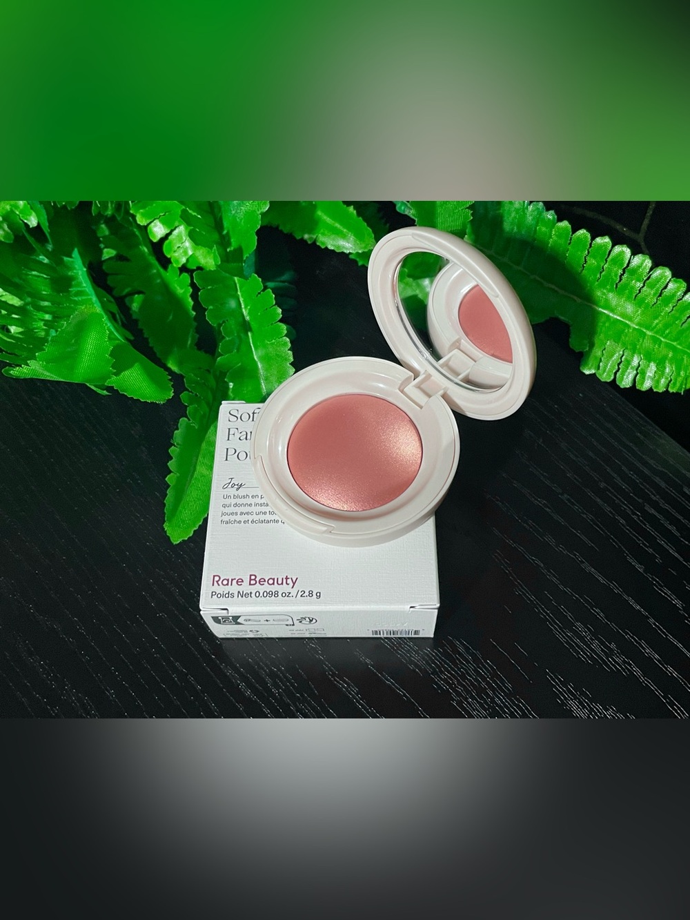 Rare Beauty Soft-Pinch Luminous Powder Blush - Joy (muted peach)